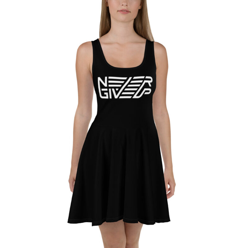 Never give up – Skater Dress