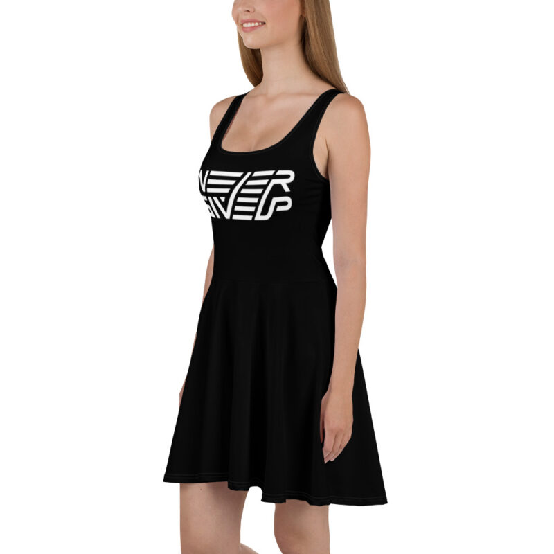 Never give up – Skater Dress - Image 3