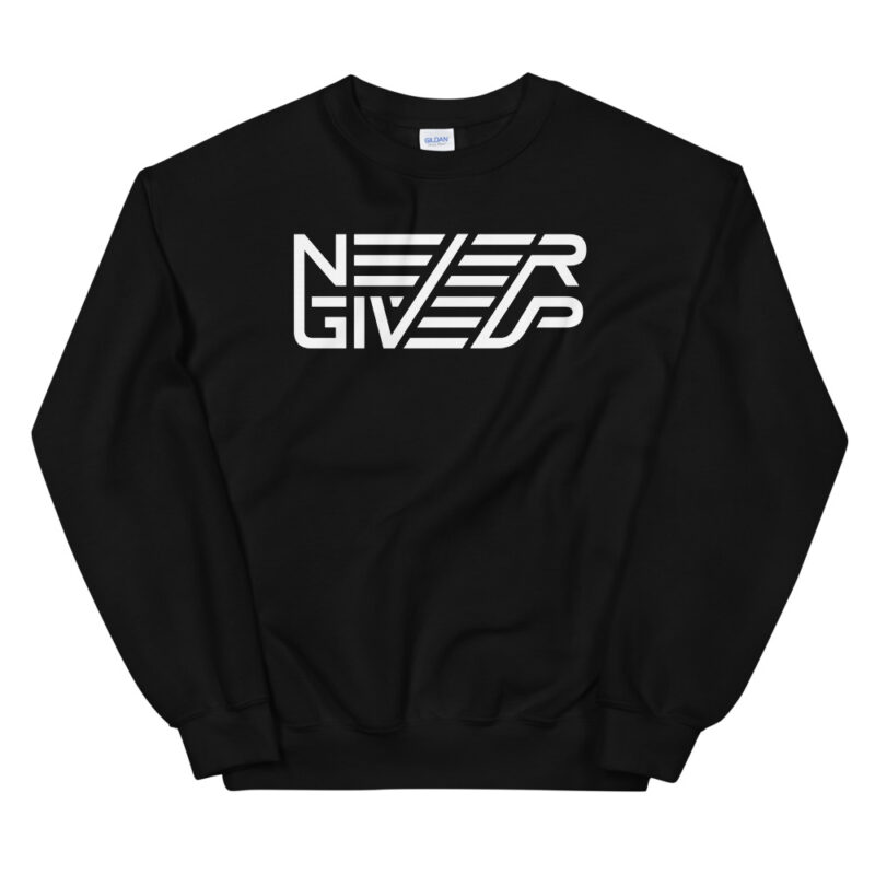 Never give up – Sweatshirt - Image 2