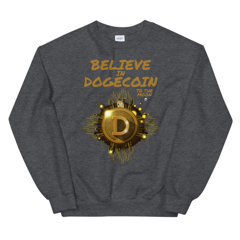 Crypto - Believe in Dogecoin - Sweatshirt - Image 4