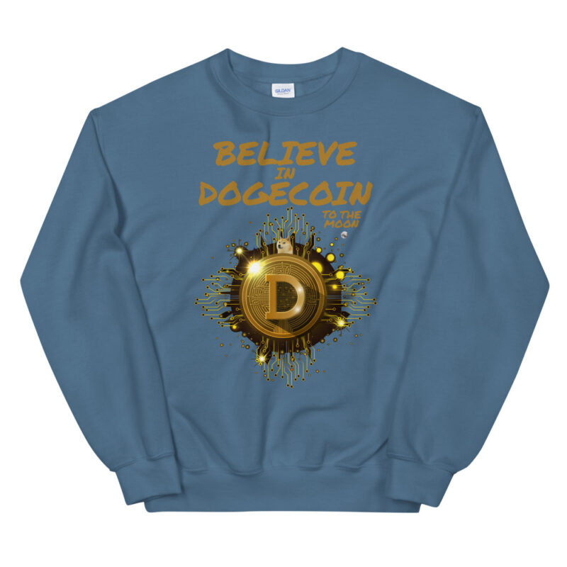 Crypto - Believe in Dogecoin - Sweatshirt - Image 5