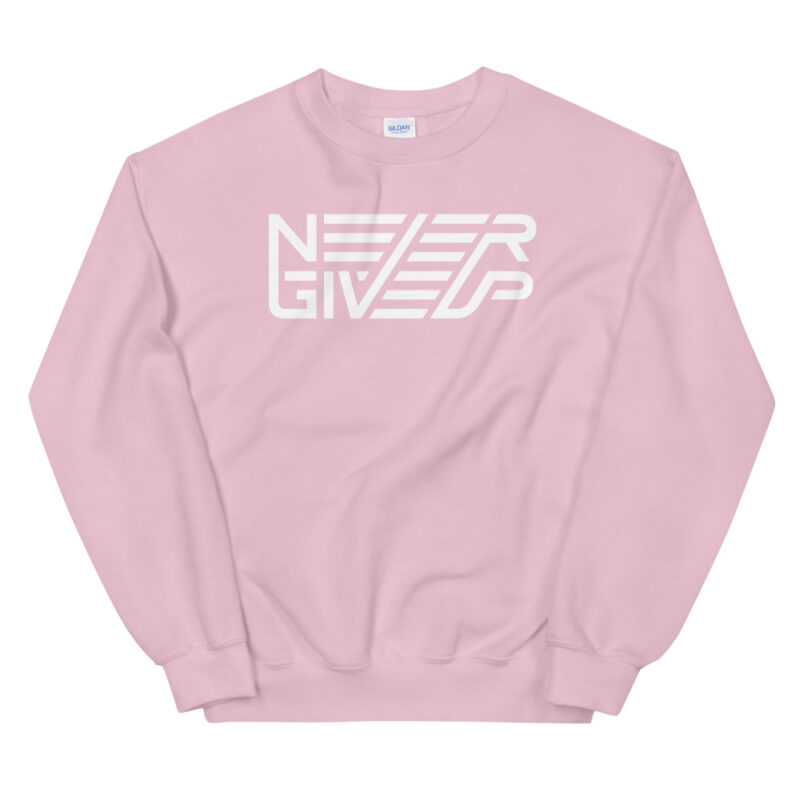 Never give up – Sweatshirt - Image 9