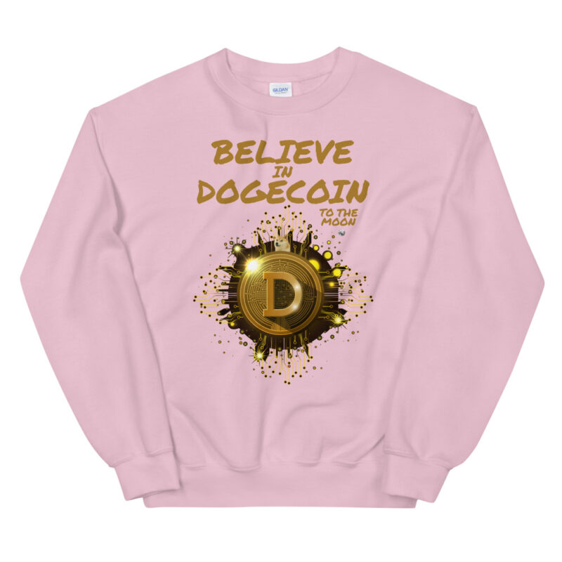 Crypto - Believe in Dogecoin - Sweatshirt - Image 8