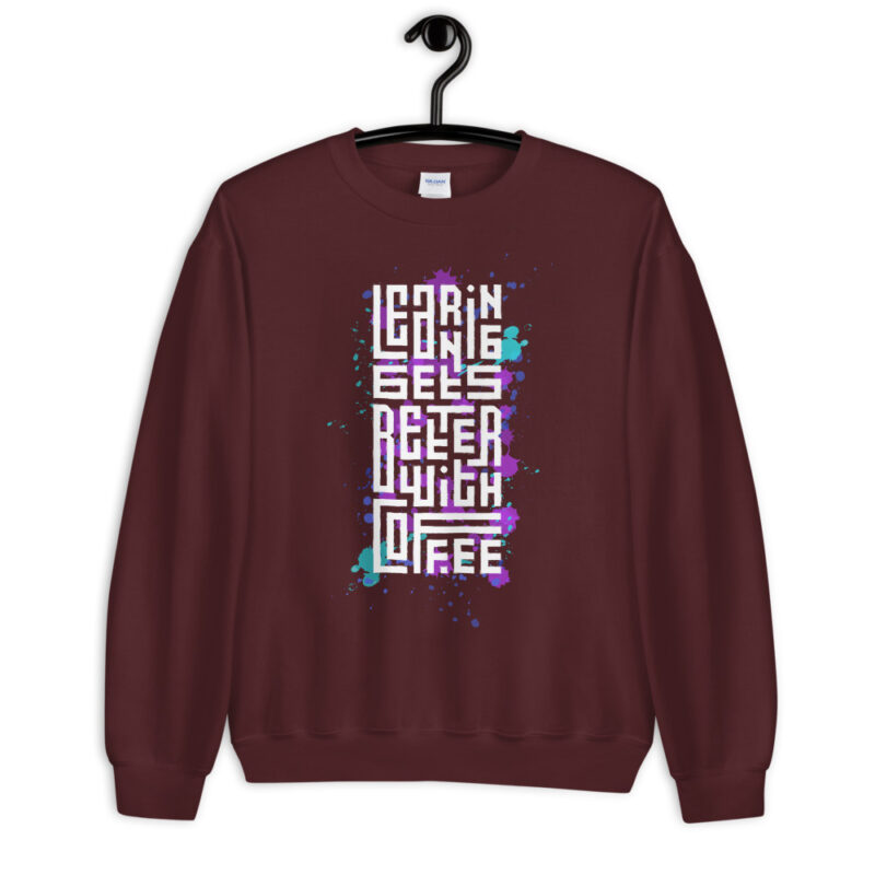 Coffee - Learning gets better - Sweatshirt - Image 3