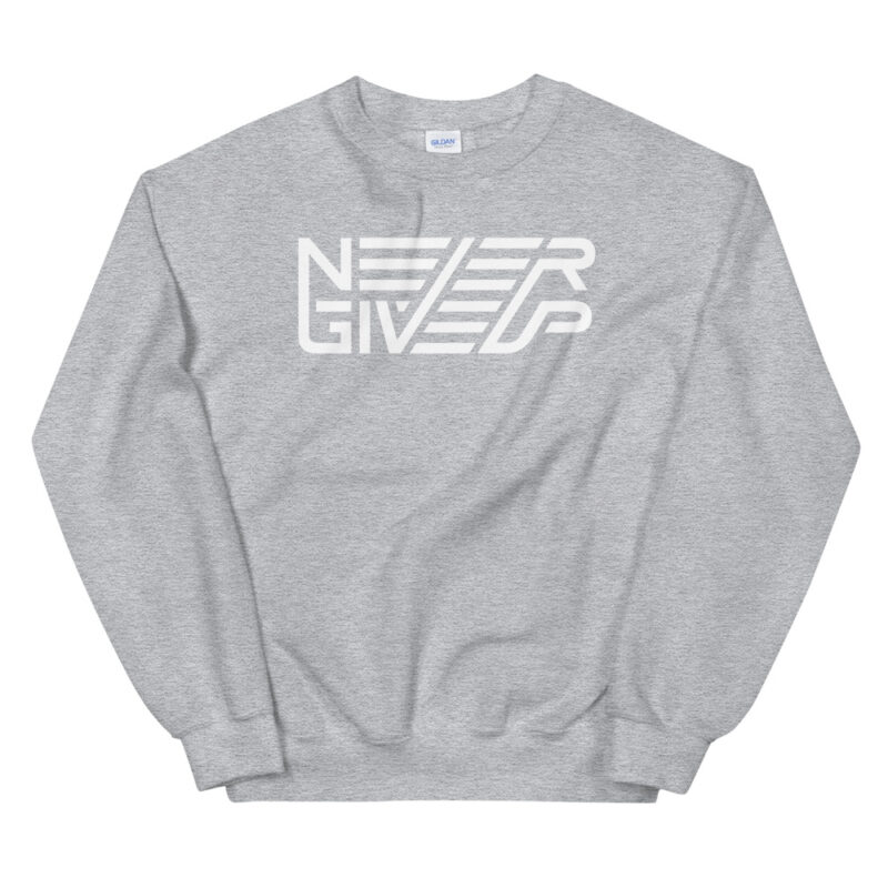 Never give up – Sweatshirt - Image 8