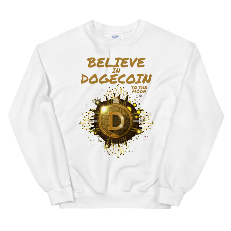 Crypto - Believe in Dogecoin - Sweatshirt - Image 9