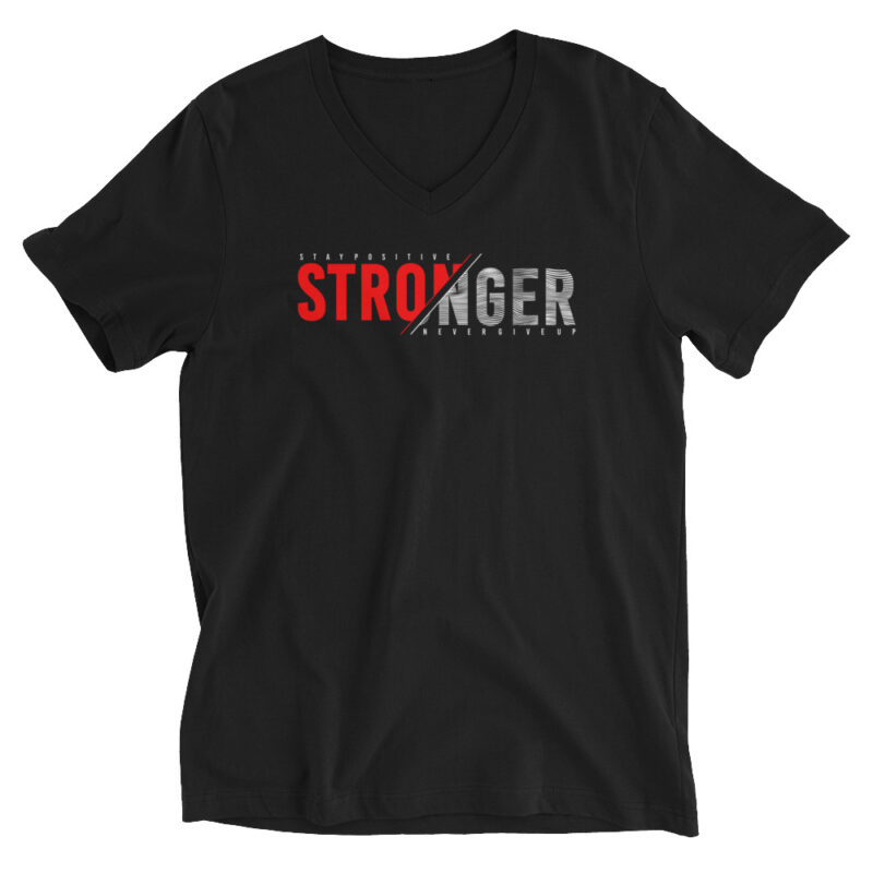Stronger – V-Shirt