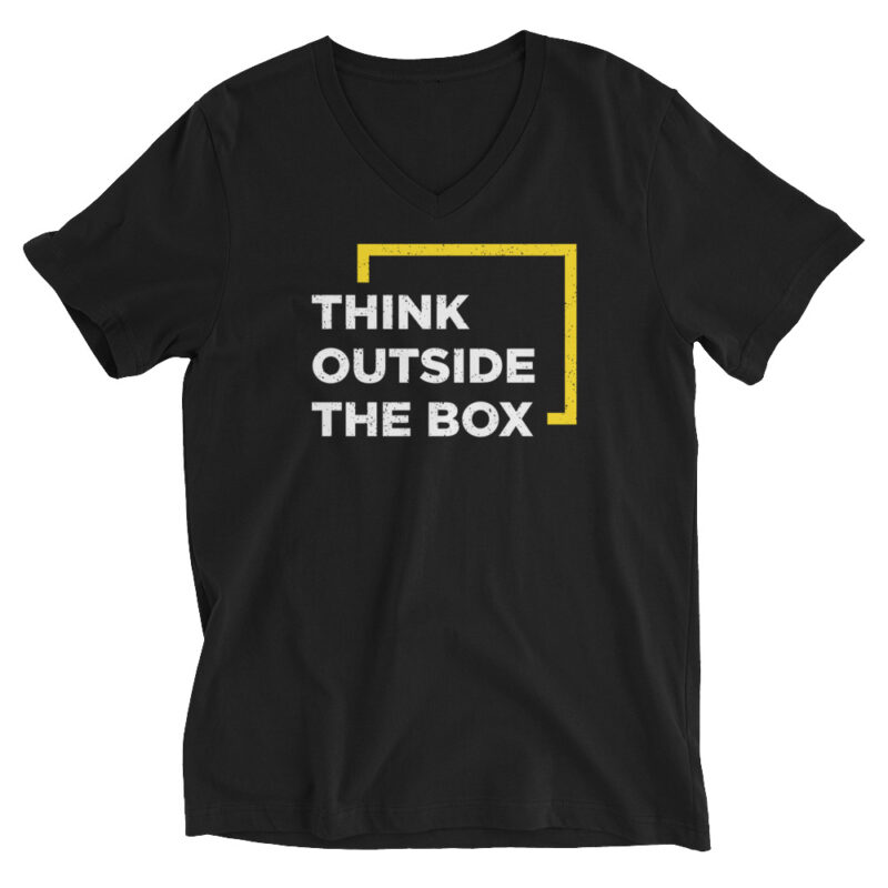 Think outside the box – V-Shirt