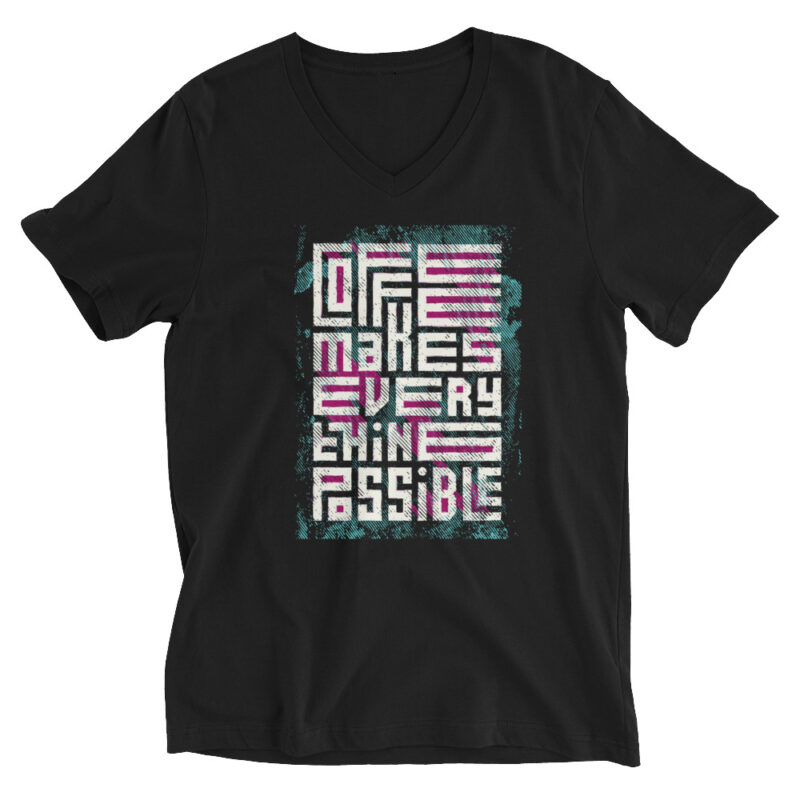 Coffee makes everything – V-Shirt