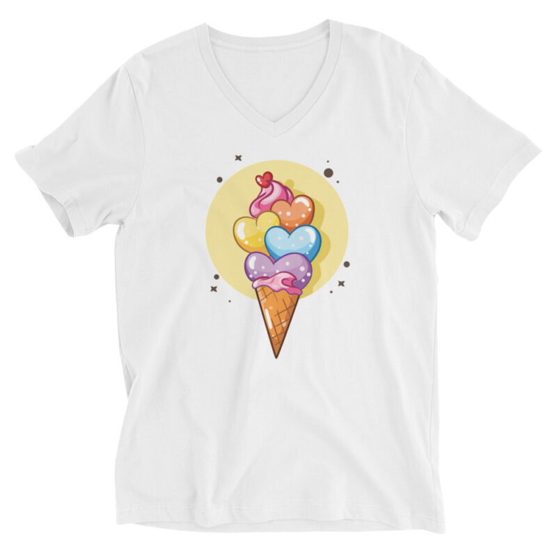 Love ice cream - V-shirt